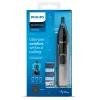Philips Serie 3000 Nasentrimmer Serie 3000 NT3650/16 waschbarer Nasen-, Ohren- und Augenbrauentrimmer mit 2 Kammaufsätzen