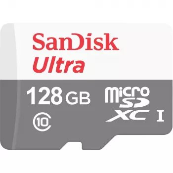 Flash-Speicher SanDisk Ultra 128 GB MicroSDXC Class 10 SDSQUNR-128G-GN6MN