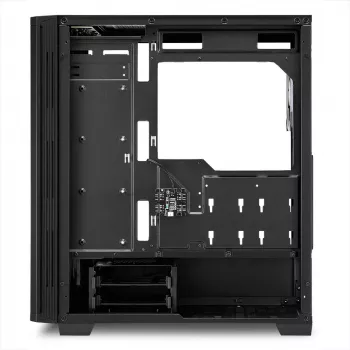 PC-Gehäuse Sharkoon RGB LIT 100 Midi Tower Schwarz