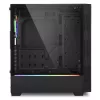 PC-Gehäuse Sharkoon RGB LIT 100 Midi Tower Schwarz