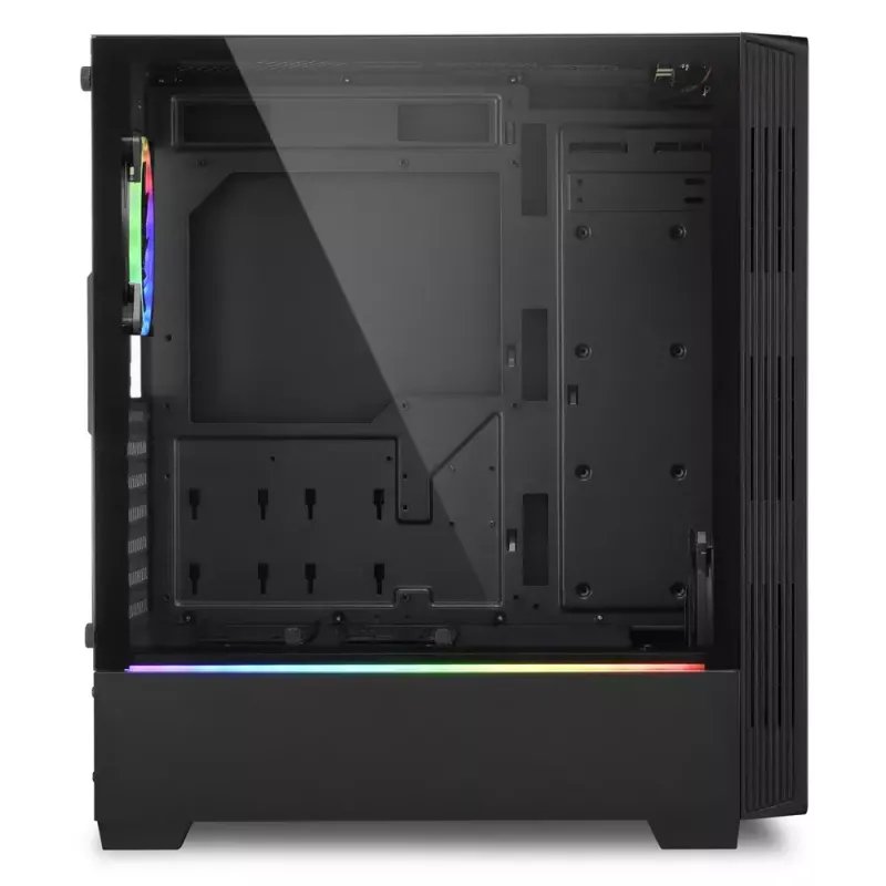 PC-Gehäuse Sharkoon RGB LIT 100 Midi Tower Schwarz