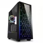 PC-Gehäuse Sharkoon RGB LIT 100 Midi Tower Schwarz