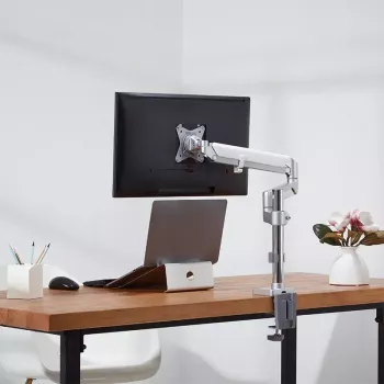 Monitorhalterung LogiLink BP0087 81,3 cm (32 Zoll) Tisch Silber