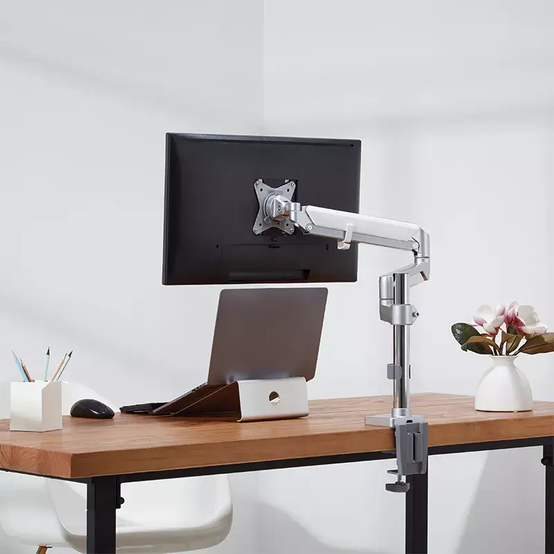Monitorhalterung LogiLink BP0087 81,3 cm (32 Zoll) Tisch Silber