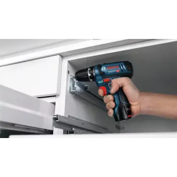Bosch Akku-Bohrschrauber 12 V Li-Ion 1300 RPM Schwarz, Blau, Rot
