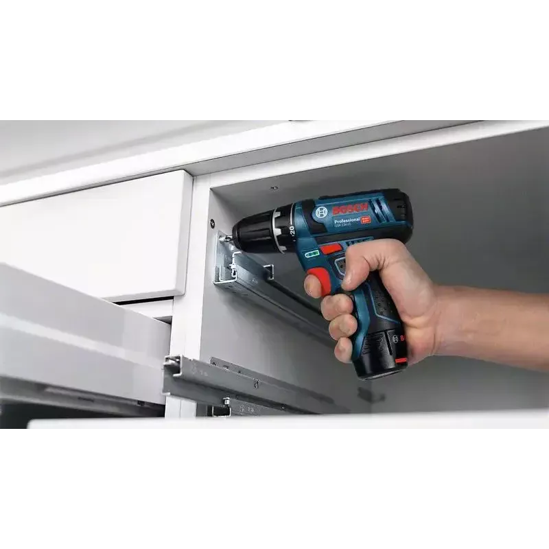 Bosch Akku-Bohrschrauber 12 V Li-Ion 1300 RPM Schwarz, Blau, Rot