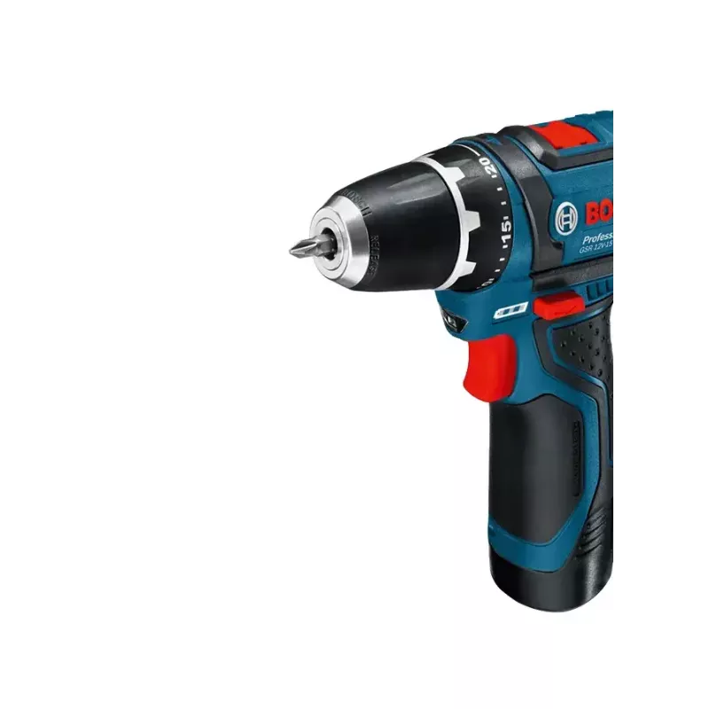 Bosch Akku-Bohrschrauber 12 V Li-Ion 1300 RPM Schwarz, Blau, Rot