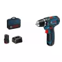 Bosch Akku-Bohrschrauber 12 V Li-Ion 1300 RPM Schwarz, Blau, Rot