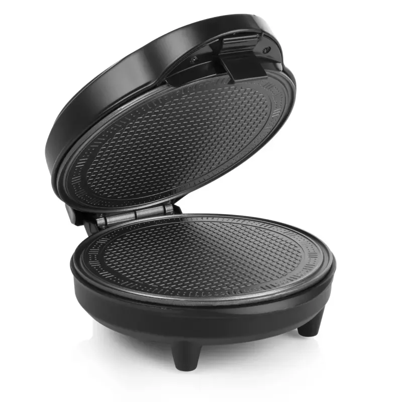 Eiswaffel-Backgerät Tristar WF-1170, runde Waffelform, 700 W, 220–240 V, 1,35 kg, schwarz