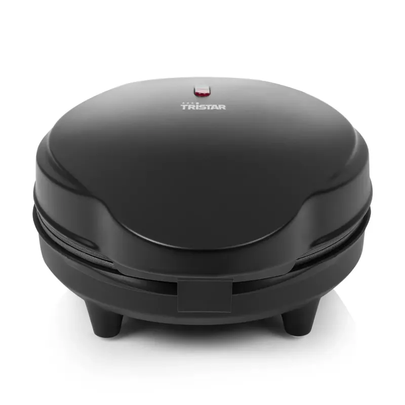 Eiswaffel-Backgerät Tristar WF-1170, runde Waffelform, 700 W, 220–240 V, 1,35 kg, schwarz