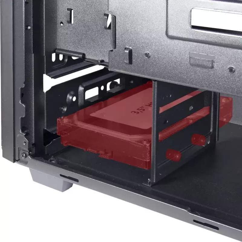 PC-Gehäuse Inter-Tech C-303 Mirror Full Tower Schwarz
