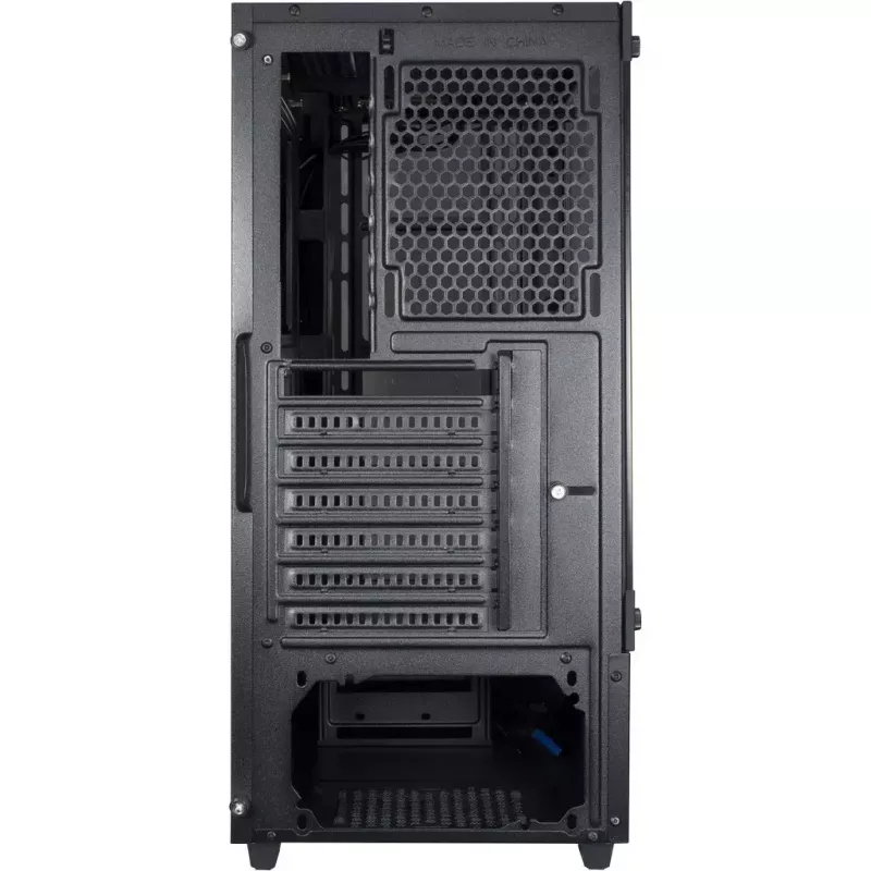 PC-Gehäuse Inter-Tech C-303 Mirror Full Tower Schwarz