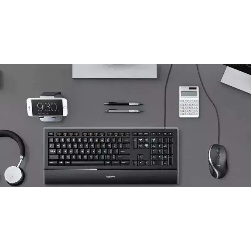 LOGITECH Advanced Kabelmaus M500s USB Schwarz