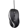 LOGITECH Advanced Kabelmaus M500s USB Schwarz