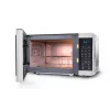 Sharp YC-MG02E-S Mikrowelle Schwarz, Stahl Kombinationsmikrowelle Arbeitsplatte 20 l 800 W