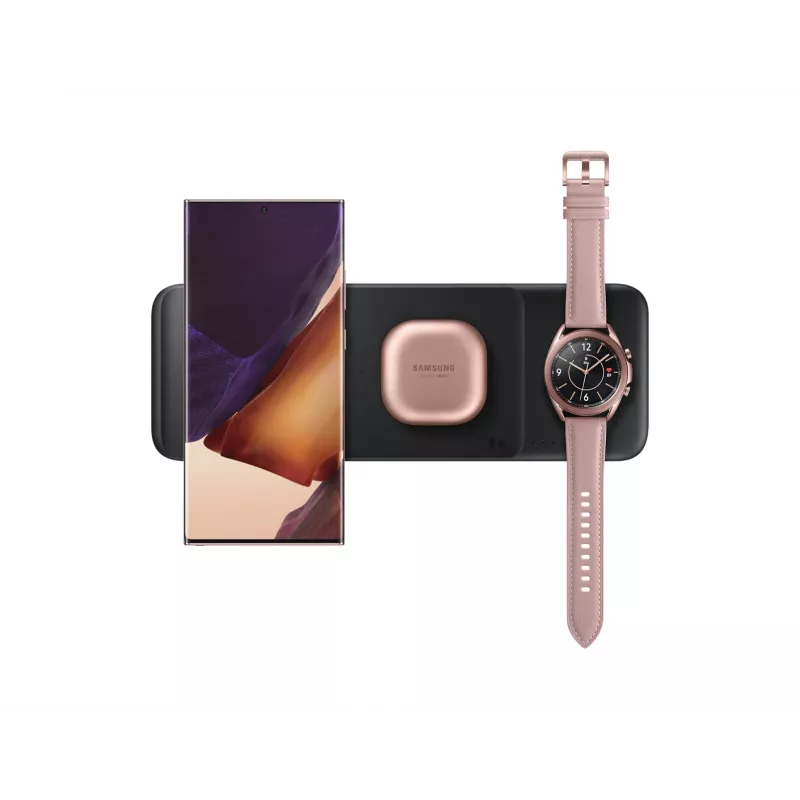 Samsung EP-P6300 Kopfhörer, Smartphone, Smartwatch Schwarz USB kabelloses Laden Schnellladen Innenbereich