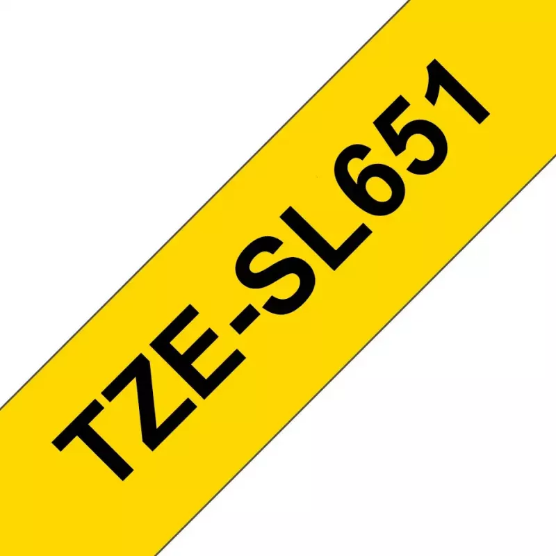 Brother TZE-SL651 Etikettenband Schwarz auf Gold