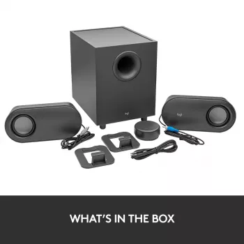 LOGITECH Z407 Bluetooth-Computerlautsprecher mit Subwoofer und kabelloser Steuerung