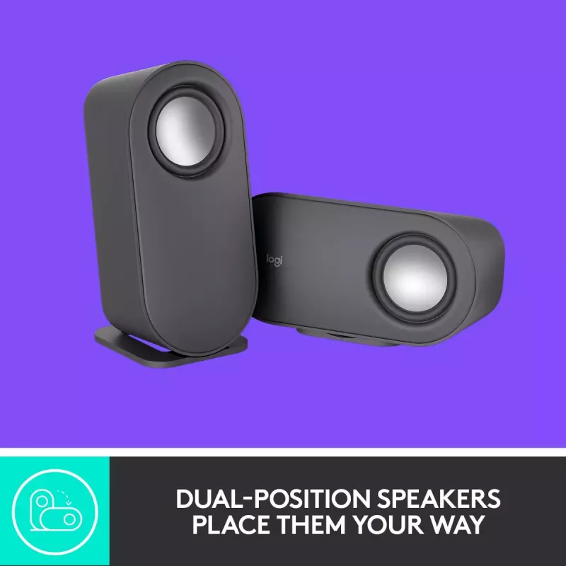 LOGITECH Z407 Bluetooth-Computerlautsprecher mit Subwoofer und kabelloser Steuerung