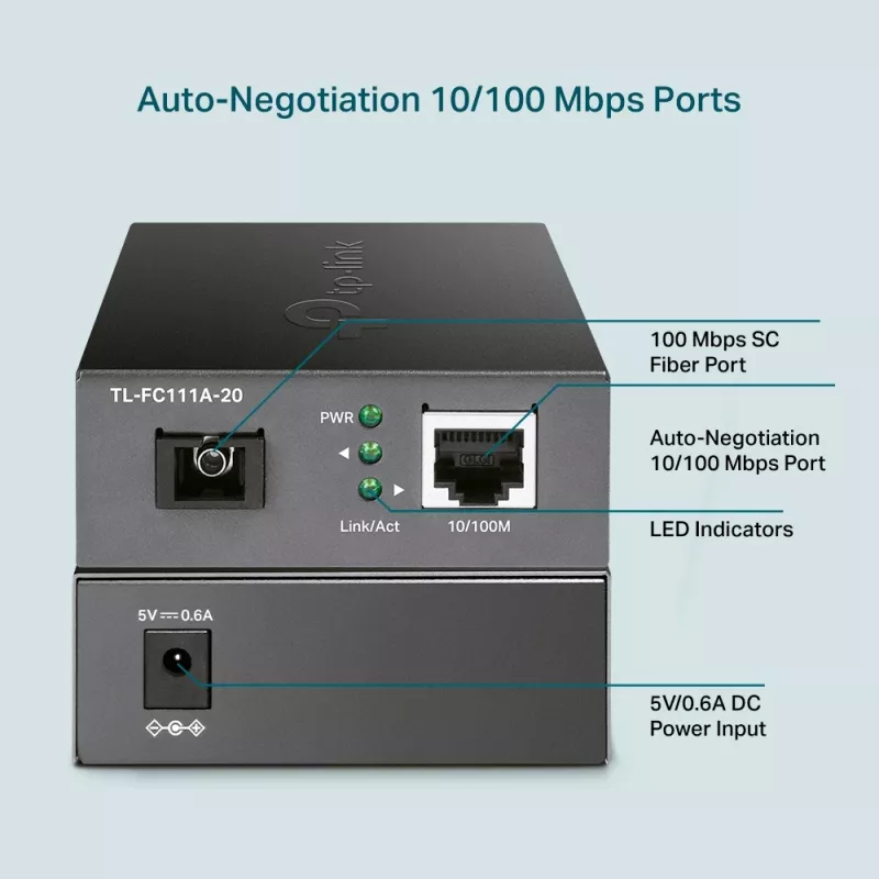 TP-Link 10/100 Mbps WDM Medienkonverter