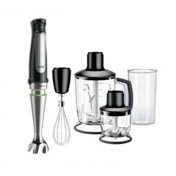Braun MultiQuick 7 MQ 7045X 1,25 L Stabmixer 1000 W Schwarz, Edelstahl