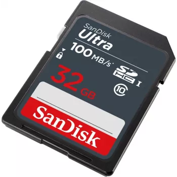 WESTERN DIGITAL SanDisk Ultra 32GB SDHC Speicherkarte 100 MB/s (SDSDUNR-032G-GN3IN)