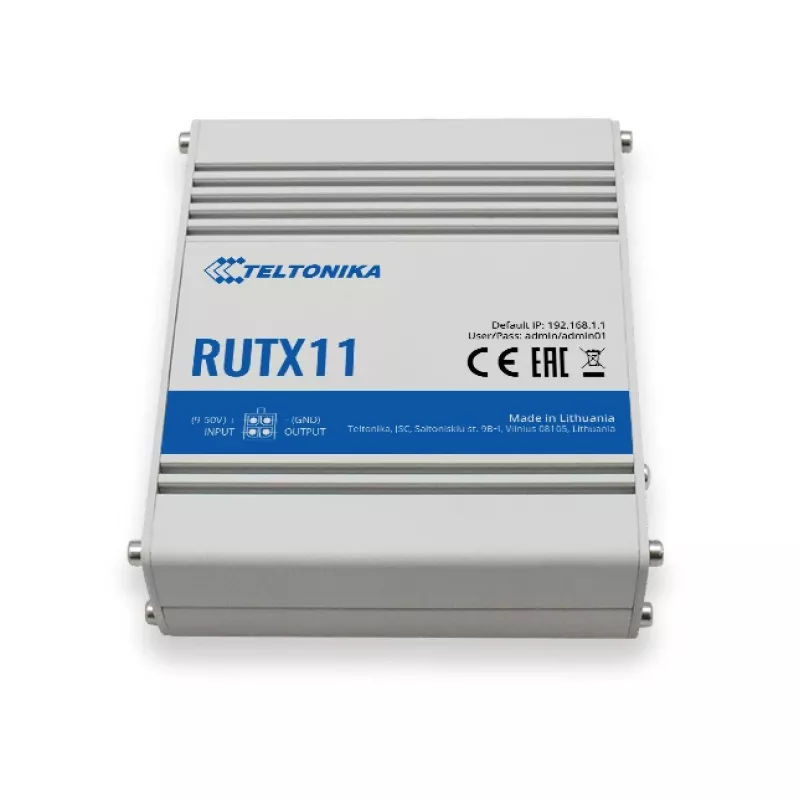 TELTONIKA Rutx11 4g Lte CAT6 Dualband-Wi-Fi-Industrie-Router