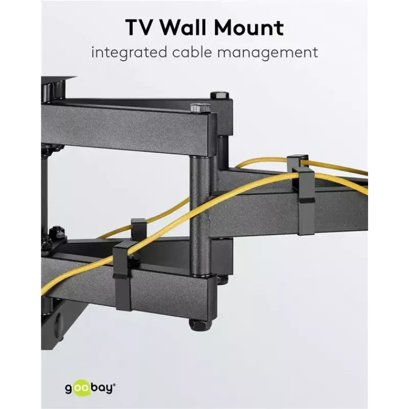Goobay TV-Wandhalterung Pro FULLMOTION (L) 60 kg 37–70 Zoll