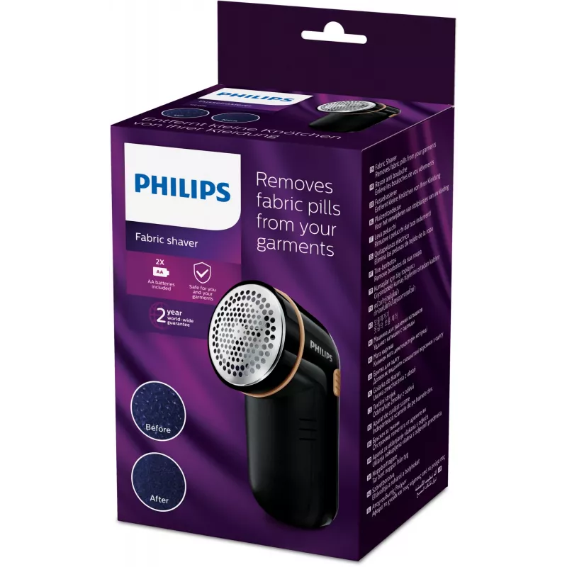 Philips GC026/80 Fusselrasierer, Schwarz, Alkaline, AA, 123 mm, 80 mm, 58 mm