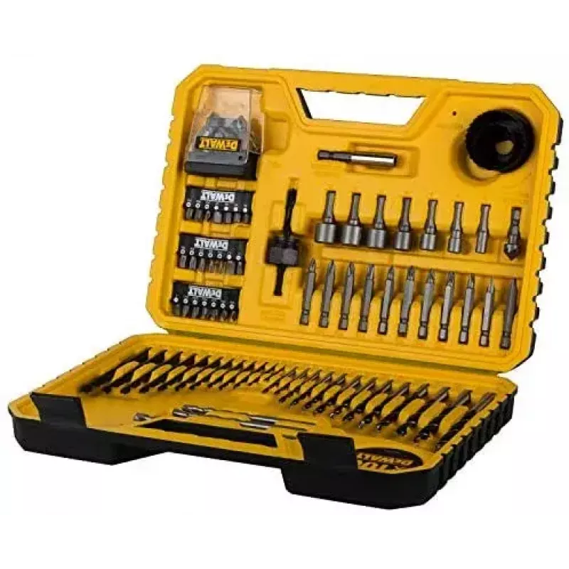 Bohrerset DeWalt DT71563-QZ — 100-tlg. für Metall, inkl. Schraubendreherbits und Tragekoffer