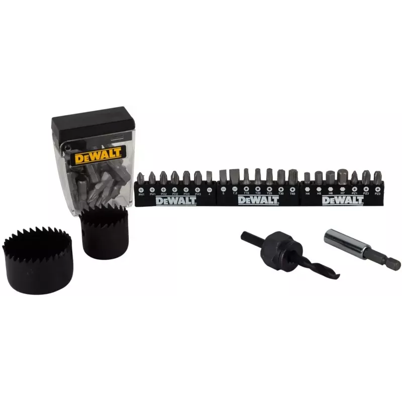 Bohrerset DeWalt DT71563-QZ — 100-tlg. für Metall, inkl. Schraubendreherbits und Tragekoffer