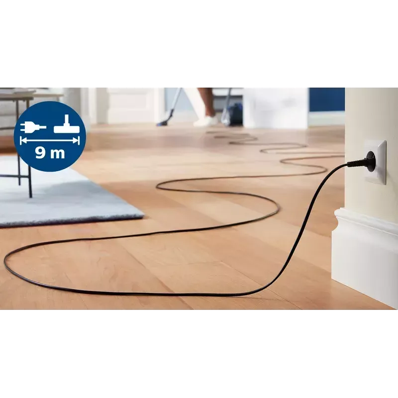 Bodenstaubsauger Philips XD3110/09 — 900 W, 3 L Staubbeutel, HEPA-Filter, Teleskoprohr aus Metall