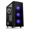 PC-Gehäuse Thermaltake Versa J25 TG RGB Midi Tower Schwarz