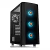 PC-Gehäuse Thermaltake Versa J25 TG RGB Midi Tower Schwarz
