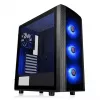 PC-Gehäuse Thermaltake Versa J25 TG RGB Midi Tower Schwarz