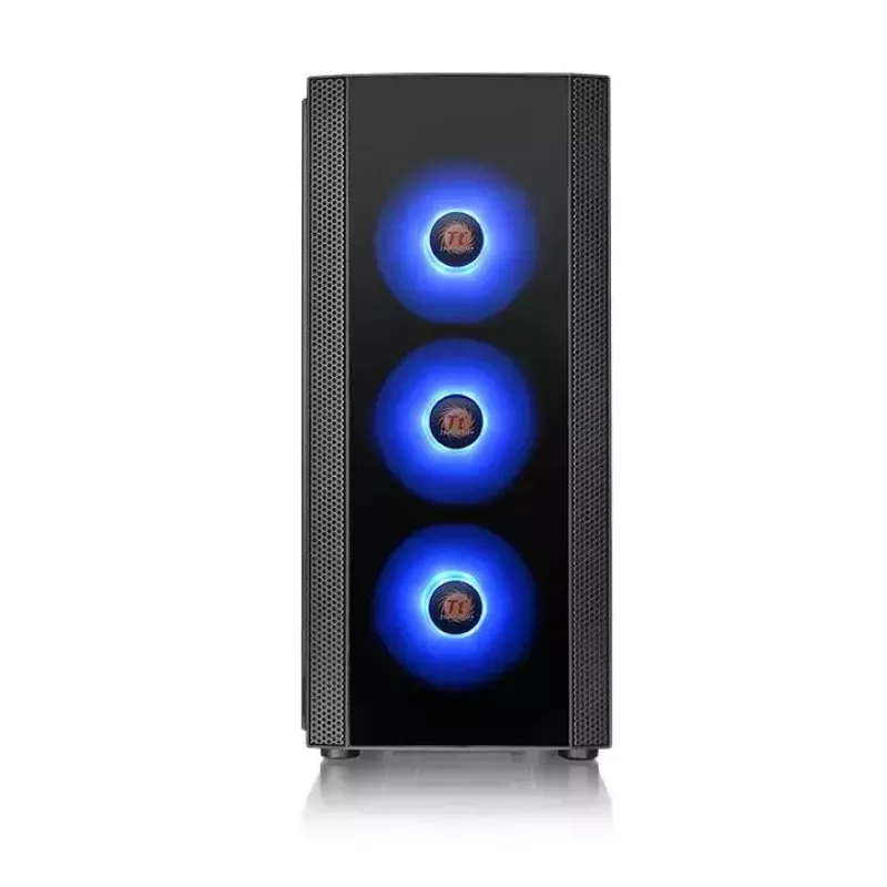 PC-Gehäuse Thermaltake Versa J25 TG RGB Midi Tower Schwarz