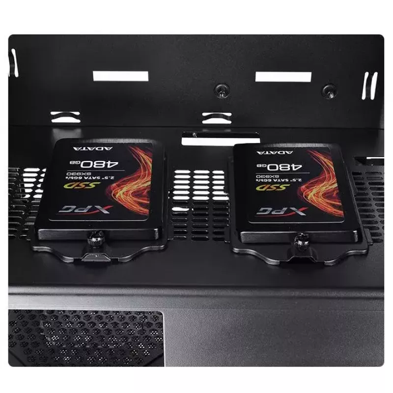 PC-Gehäuse Thermaltake Versa J25 TG RGB Midi Tower Schwarz