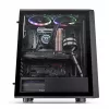 PC-Gehäuse Thermaltake Versa J25 TG RGB Midi Tower Schwarz
