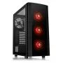 PC-Gehäuse Thermaltake Versa J25 TG RGB Midi Tower Schwarz