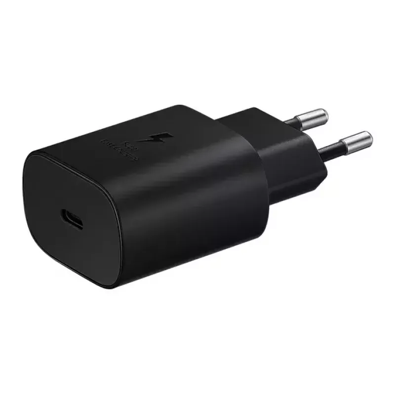 Samsung EP-TA800NBEGEU mobiles Ladegerät Universal Schwarz AC Schnellladung Indoor