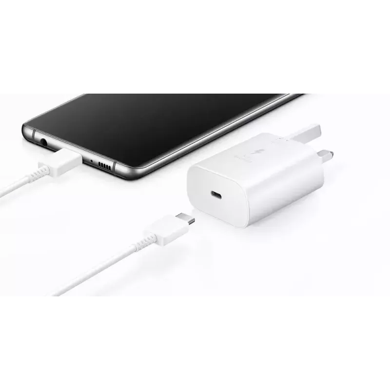 Samsung EP-TA800NBEGEU mobiles Ladegerät Universal Schwarz AC Schnellladung Indoor