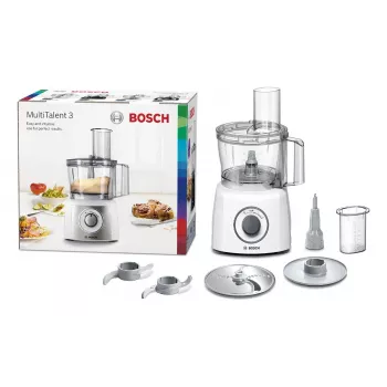 Küchenmaschine Bosch MCM3100W — 800 W, 2,3-L-Schüssel, 2 Geschwindigkeiten, Turbo, weiß