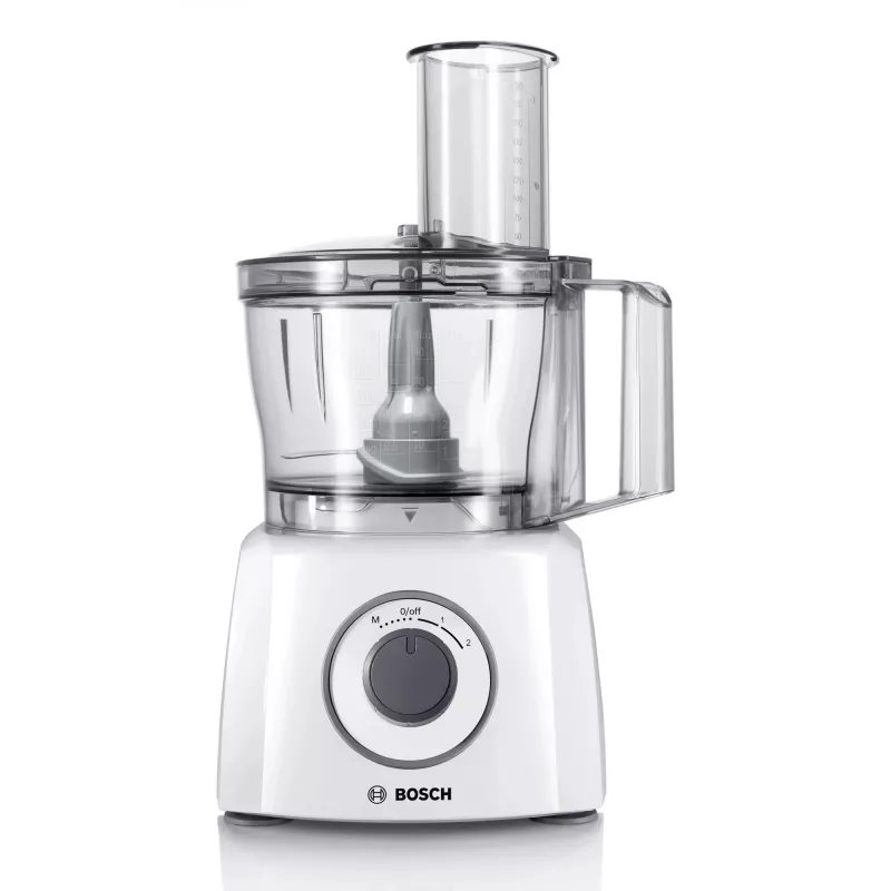 Küchenmaschine Bosch MCM3100W — 800 W, 2,3-L-Schüssel, 2 Geschwindigkeiten, Turbo, weiß