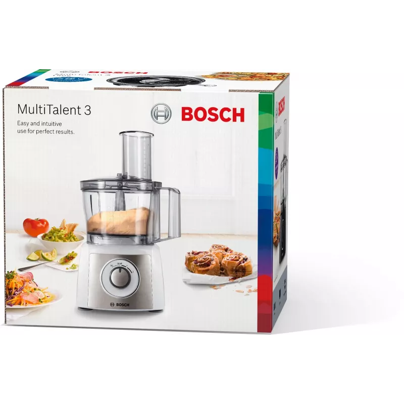 Küchenmaschine Bosch MCM3100W — 800 W, 2,3-L-Schüssel, 2 Geschwindigkeiten, Turbo, weiß