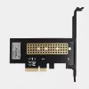 AXAGON ECO PCEM2-N PCIE NVME M.2 Adapter Interner Adapter PCI-Express x4 zum Anschluss einer NVMe M.2 SSD-Festplatte an den Computer