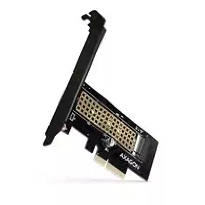 AXAGON ECO PCEM2-N PCIE NVME M.2 Adapter Interner Adapter PCI-Express x4 zum Anschluss einer NVMe M.2 SSD-Festplatte an den Computer