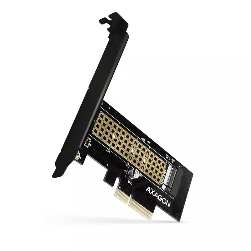 AXAGON ECO PCEM2-N PCIE NVME M.2 Adapter Interner Adapter PCI-Express x4 zum Anschluss einer NVMe M.2 SSD-Festplatte an den Computer