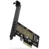 AXAGON ECO PCEM2-N PCIE NVME M.2 Adapter Interner Adapter PCI-Express x4 zum Anschluss einer NVMe M.2 SSD-Festplatte an den Computer