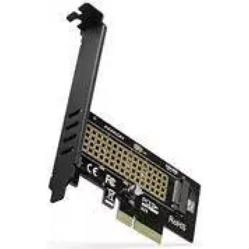 AXAGON ECO PCEM2-N PCIE NVME M.2 Adapter Interner Adapter PCI-Express x4 zum Anschluss einer NVMe M.2 SSD-Festplatte an den Computer