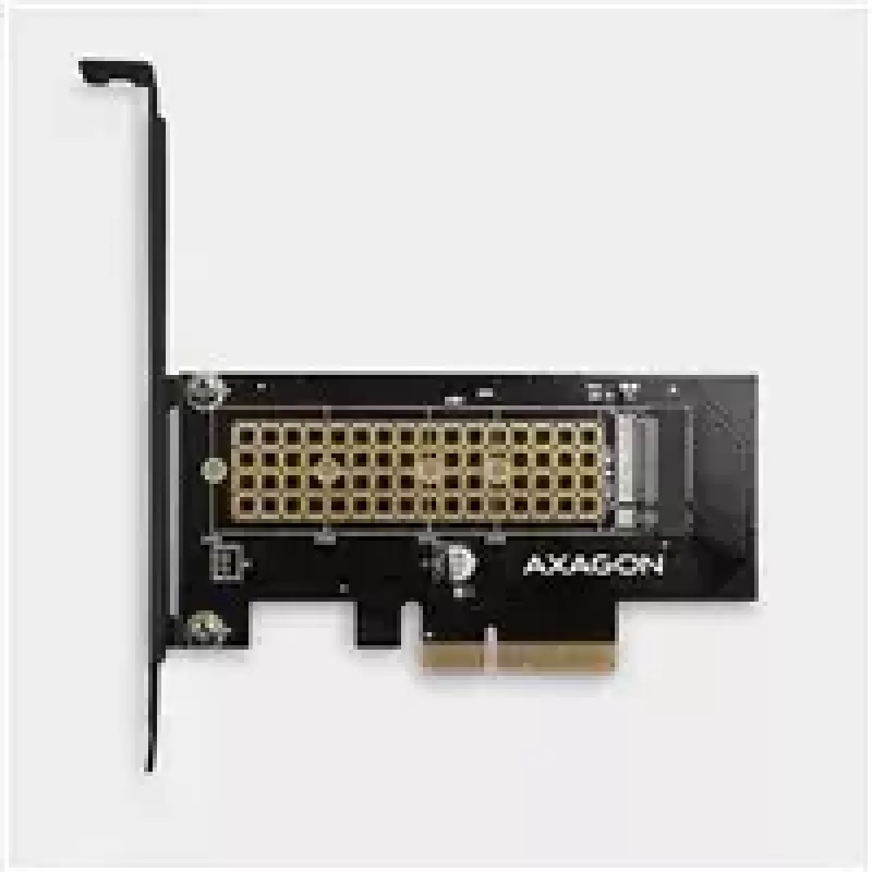 AXAGON ECO PCEM2-N PCIE NVME M.2 Adapter Interner Adapter PCI-Express x4 zum Anschluss einer NVMe M.2 SSD-Festplatte an den Computer